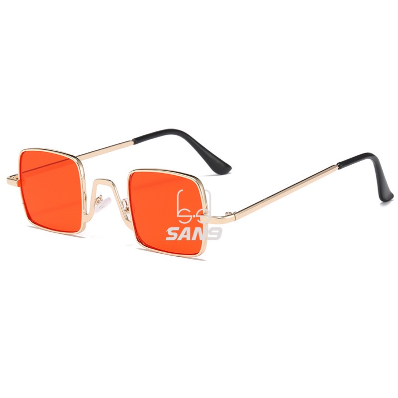 Kính mát gọng vuông nhỏ chống tia UV400 phong cách Hàn Quốc xinh xắn cho bé