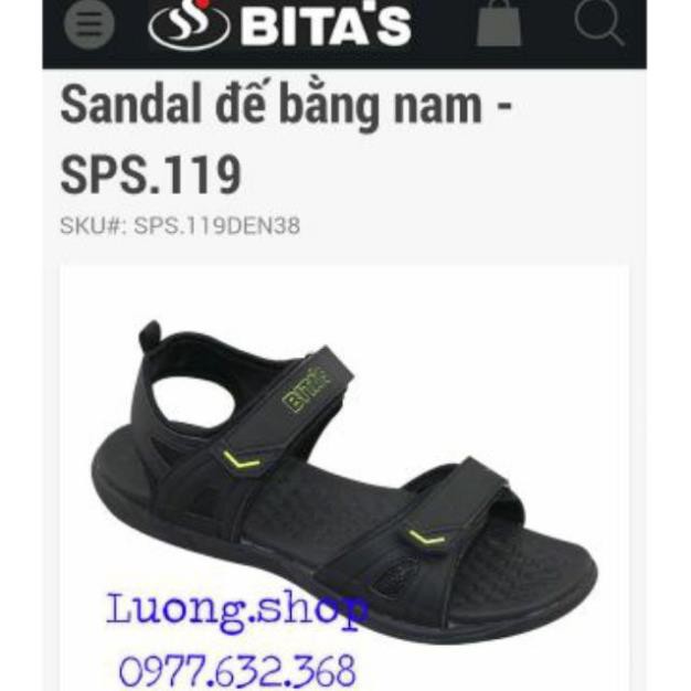 Dép Sandal nam Bitas SPS119-DEN (size 39-43) [ CHON NHANH ] new . 😷 > .. new ⚡ ; * 2021 ¹ NEW hot . ! **