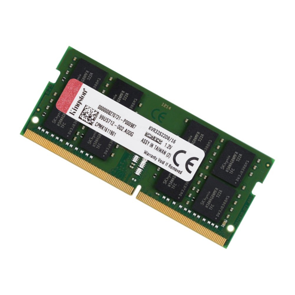 Ram Laptop Kingston 16GB DDR4 3200MHz KVR32S22D8/16 - Mới Bảo hành 36 tháng