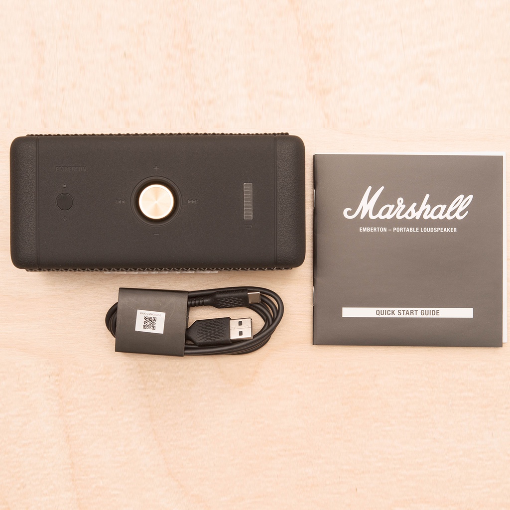Loa Bluetooth Marshall Emberton Fullbox 100% công suất 20W đủ 2 màu đen và trắng - Hàng bảo hành 12 tháng