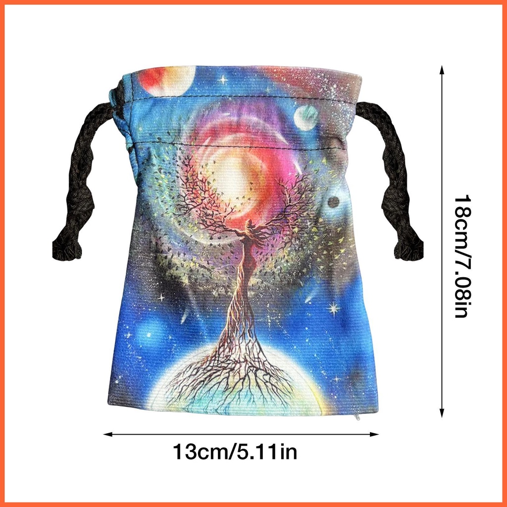 Túi Đựng Thẻ Bài Tarot 5.12 X 7.09 Inch 5.12 X 7.09in Đa Năng Tiện Dụng