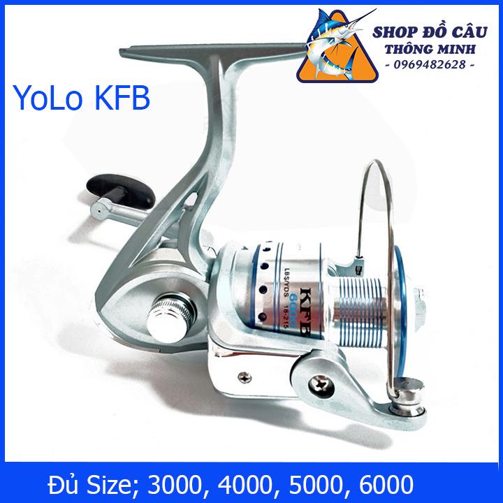Máy Câu Cá YoLo KFB Cao Cấp, may cau ca yolo kfb gia re, Đủ Size; 3000, 4000, 5000, 6000