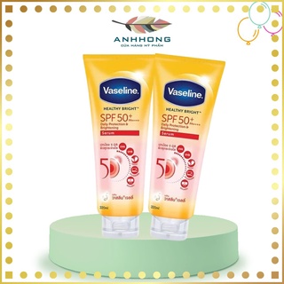 Sữa Dưỡng Thể Chống Nắng Vaseline 50X Healthy Bright Daily Protection & Brightening Serum SPF50 Thái Lan Tuýp
