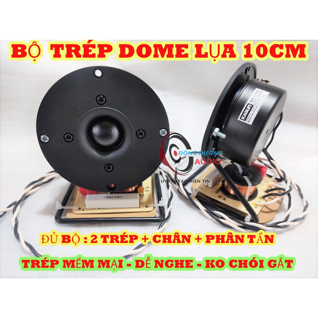 BỘ LOA TĂNG TRÉP KASUN 10CM + CHÂN + PHÂN TẦN - GIÁ 1 ĐÔI - LOA TRÉP RỜI