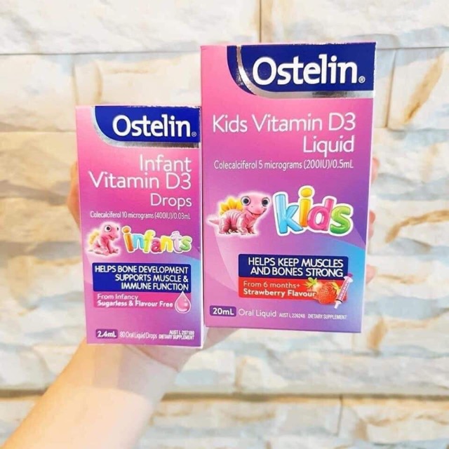 Ostelin D3 400iu và 200iu