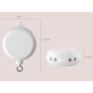 Hộp nhạc tự xoay 35 bài treo nôi cũi, tùy chỉnh âm lượng to nhỏ kích thích, dùng cho treo nôi, treo cũi CoCo Kids