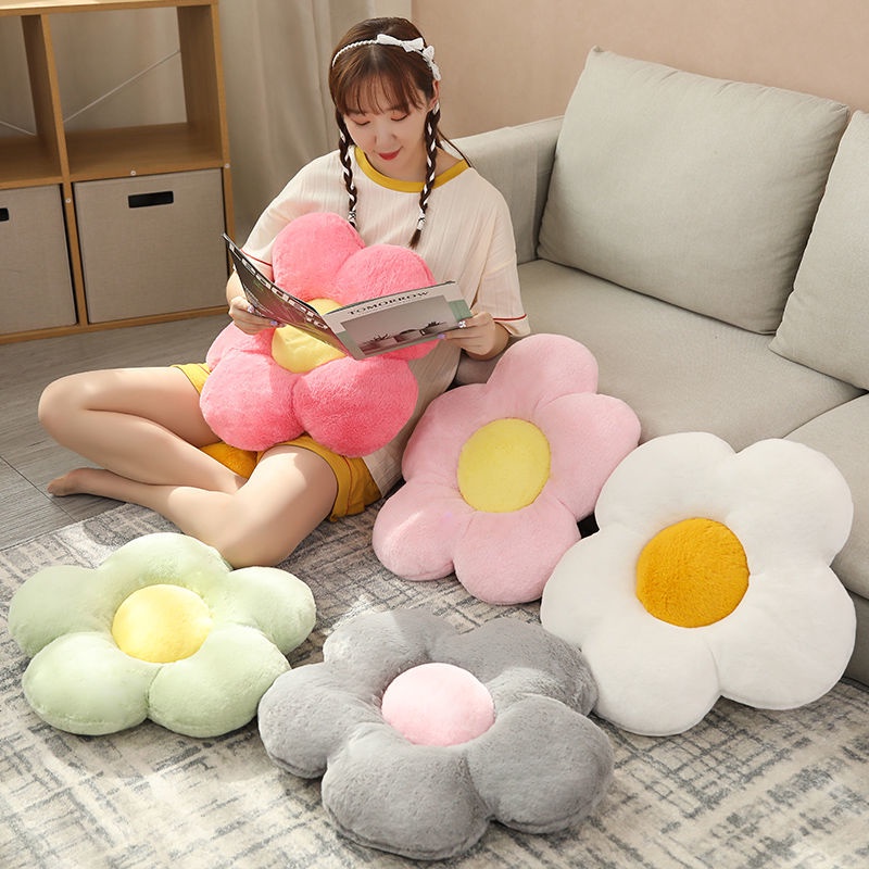 Đệm Bông Lót Ghế Ngồi Hình Hoa Kích Thước 50cm Mới 2023