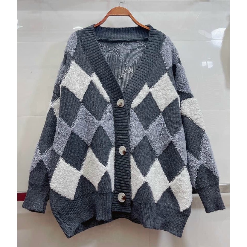 [ÁO CHOÀNG] Áo khoác len Cadigan lông thỏ phong cách Hàn Quốc freesize cho nữ | BigBuy360 - bigbuy360.vn
