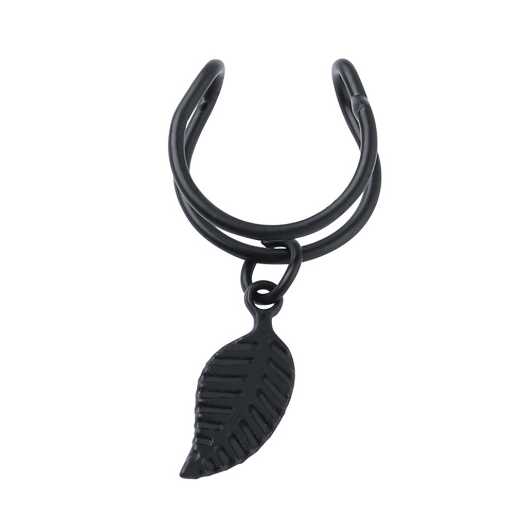 Bông Tai Dạng Kẹp Hình Chiếc Lá Thời Trang