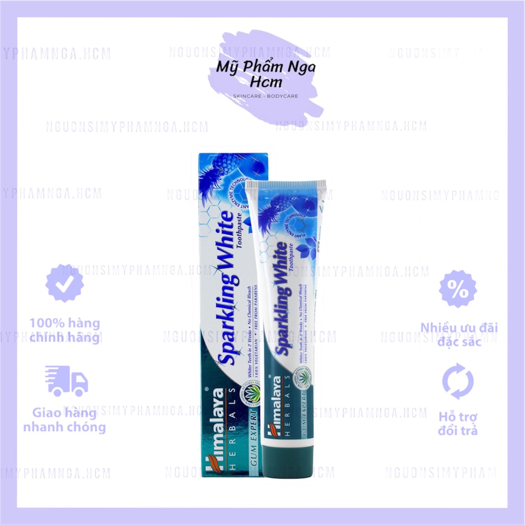 KEM ĐÁNH RĂNG TRẮNG SÁNG HIMALAYA SPARKLING WHITE TOOTHPASTE