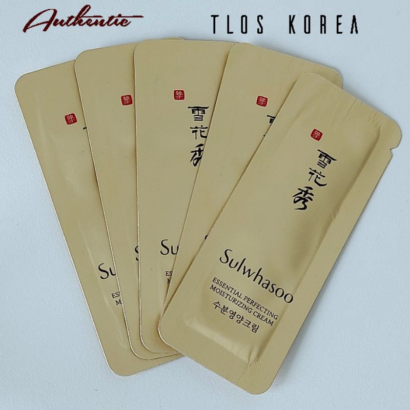 Gói kem Sulwhasoo dưỡng ẩm chuyên sâu, chống lão hóa  Sulwhasoo Essential Perfecting Moisturizing Cream1ml | BigBuy360 - bigbuy360.vn