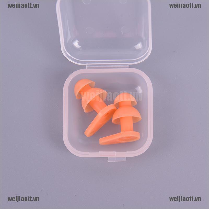 1 Cặp Nút Silicone Bịt Tai Chống Thấm Nước Khi Bơi