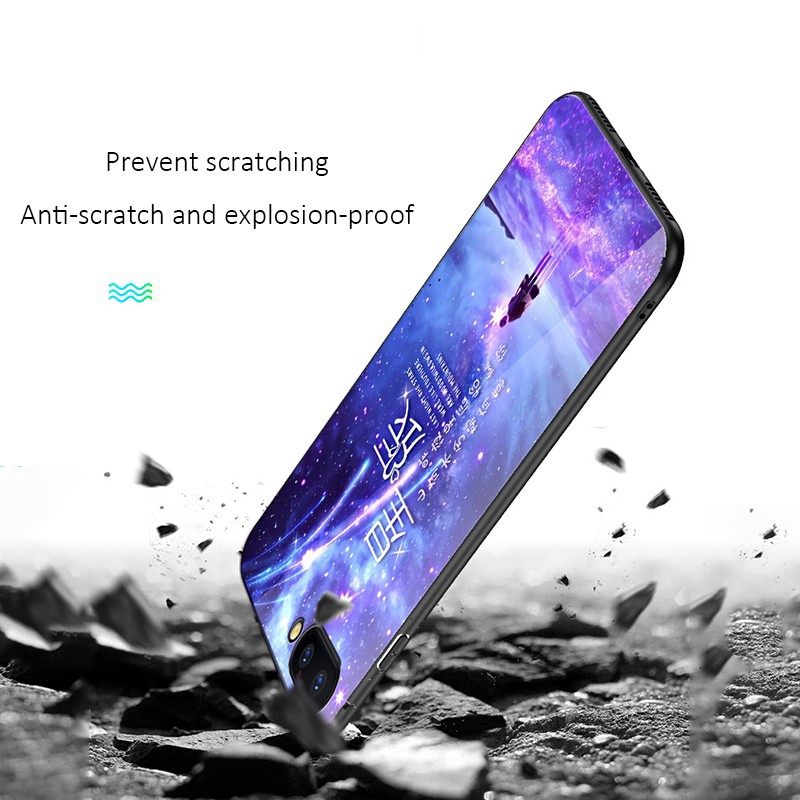 Ốp điện thoại chất liệu tpu mềm họa tiết anime dạ quang dành cho Oppo Reno 2 Reno 3 Reno 5 Reno 5 Pro Realme XT X2 X2 Pro A83 Anti-scratch Hard Covers