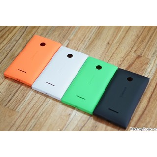Vỏ nắp lưng đậy pin Nokia Lumia 435 màu đen
