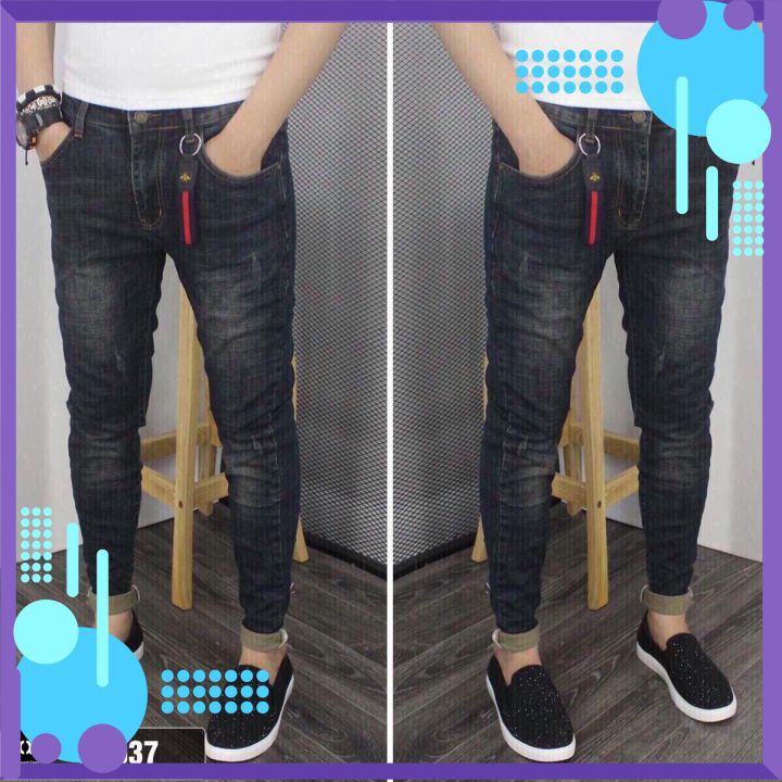 Quần Jean Nam Chất Co Giãn, Không Bai Màu, Dáng Ôm Body, Hit Hót (ảnh kèm video)Thời Trang Phong Cách tp_shop_ 87 ms1014