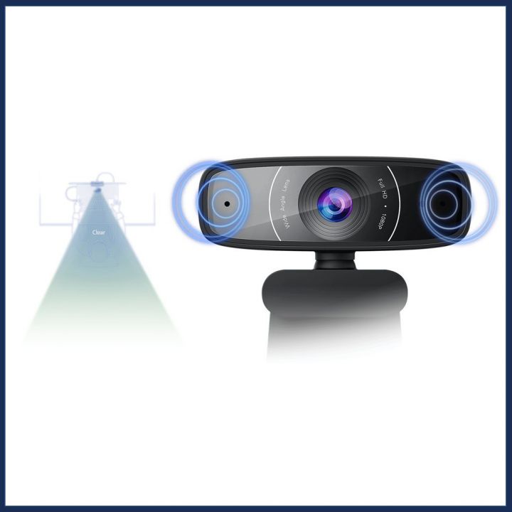 Webcam Asus C3 FullHD 1080p - Bảo hành 24 tháng chính hãng