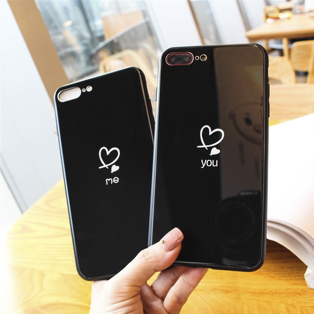 Ốp iphone kính Me You cho iphone 6 s plus 7 8 plus Xr X s max 11 11 pro max 12 mini 12 pro max Se2