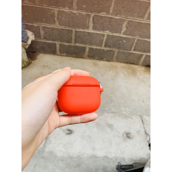 🌟 Airpod 3 2021 🌟 Vỏ Bọc Tai Nghe Case silicon dẻo trơn nhiều màu - Tặng kèm móc