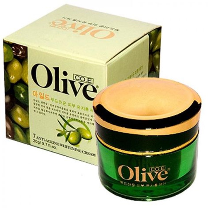 Kem hỗ trợ xóa nám, tàn nhang, dưỡng trắng da Olive hiệu quả sau 7 ngày sử dụng – HUKB560