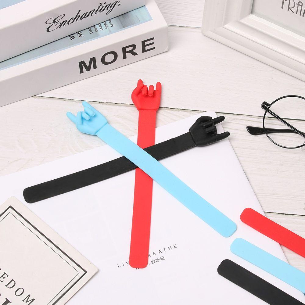 Lakamier Bookmark Thời Trang Văn Phòng Hình Ngón Tay Sáng Tạo Bằng Silicon