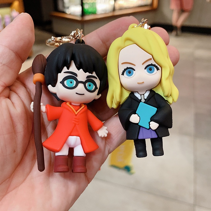 Móc khóa PVC kiểu búp bê Hermione Malfoy dễ thương
