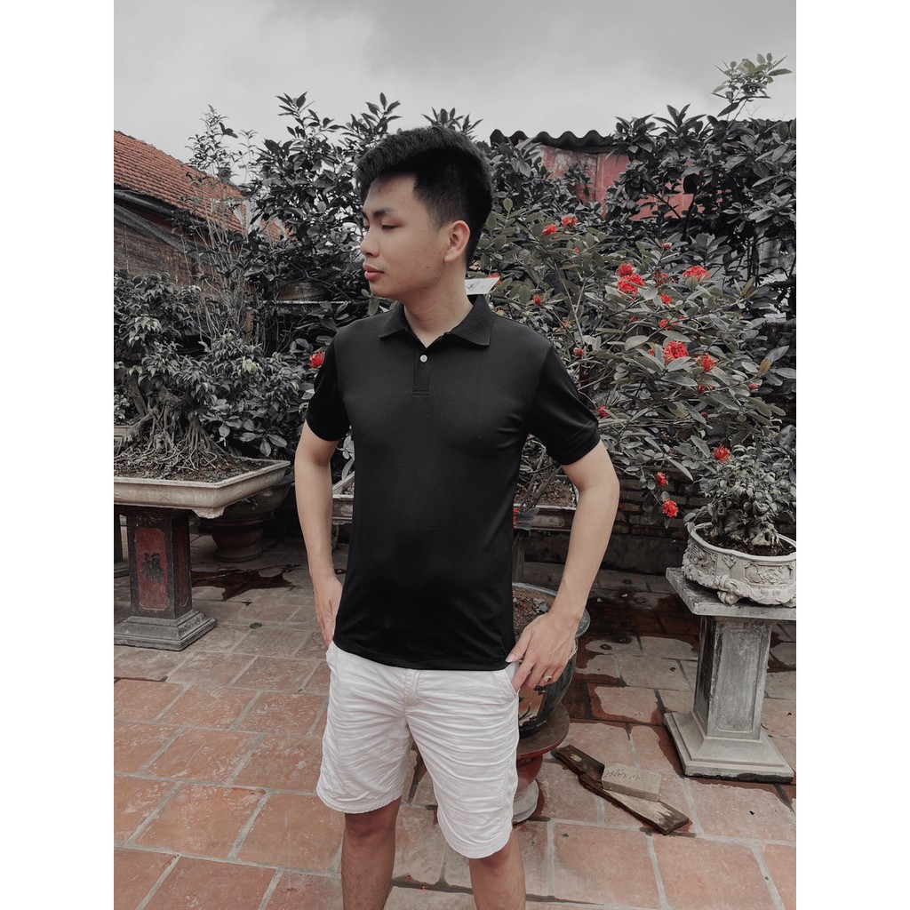 [Giảm giá 55%] - Áo thun nam POLO trơn vải cá sấu cotton 100% cao cấp ngắn tay mùa hè cực đẹp trẻ trung | BigBuy360 - bigbuy360.vn