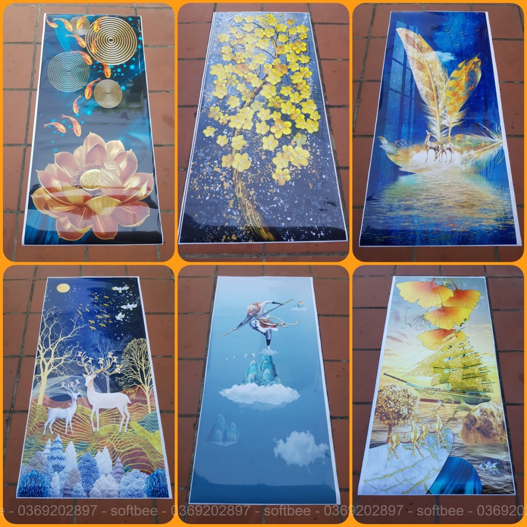 Decal dán tủ lạnh keo dính chắc chắn, hình ảnh sắc nét, không phai màu theo thời gian