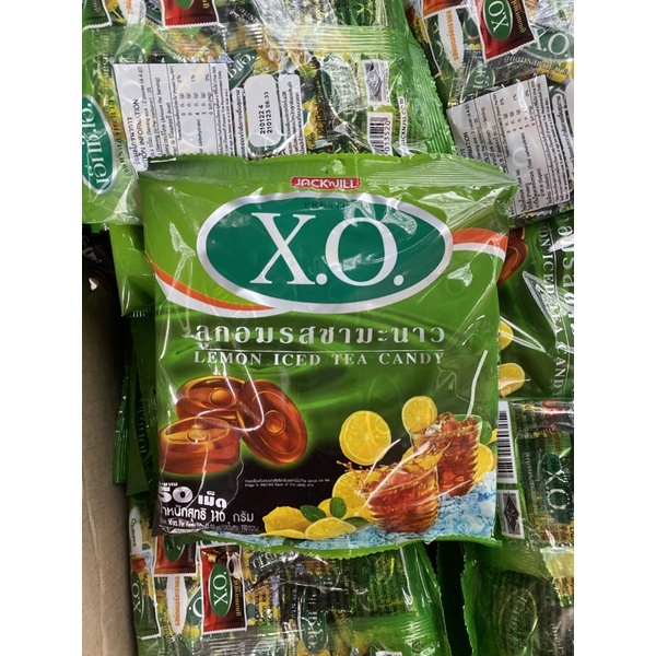 Kẹo XO Vị Trà Chanh Thái Lan Gói 110g (50 cái)