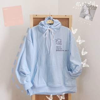 Áo hoodie xẻ tà dễ thương