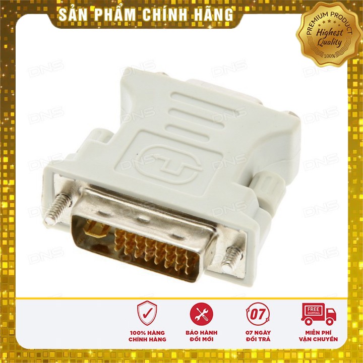 ĐẦU CHUYỂN DVI TO VGA Xả Kho) ĐẦU CHUYỂN DVI TO VGA (24+1, 24+5)  ĐẢM BẢO CHẤT LƯỢNG.Z DVI/1 DD5