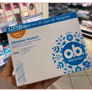 Băng vệ sinh tampon o.b 54 miếng 4 giọt của đức