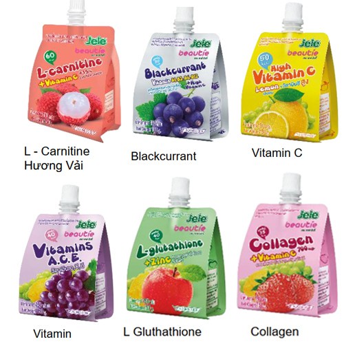Nước Thạch Trái Cây Jele Beautie Thái Lan