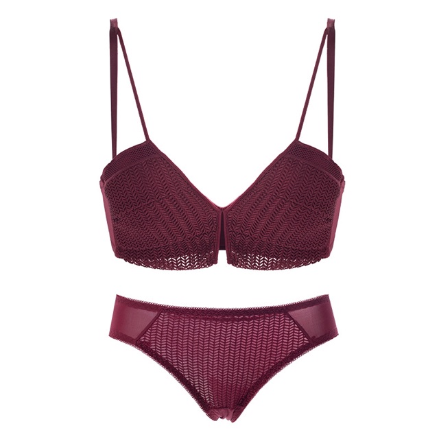 Bộ Đồ Lót Spice Girl Nâng Ngực,Ren Đan Thông Hơi Không Gọng