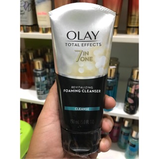 Sữa rửa mặt dưỡng da chống lão hoá 7 trong 1 Olay Total effects Revitalizing Foaming Cleanser 150ml của Mỹ