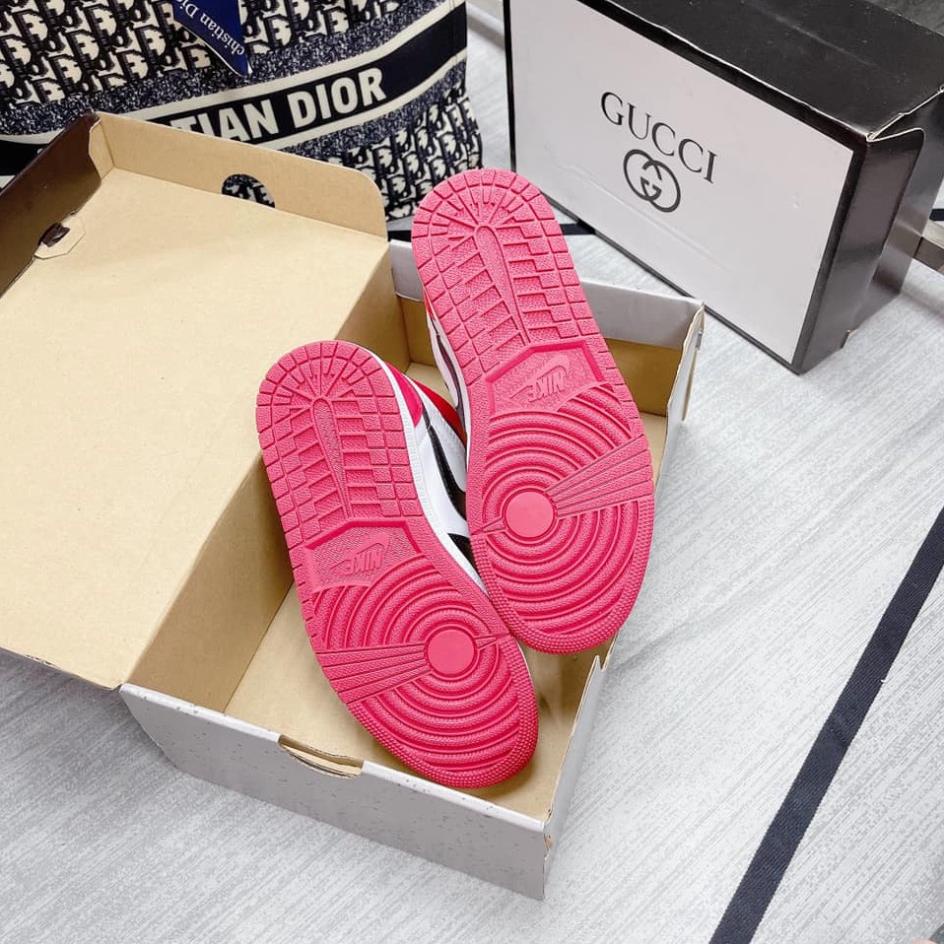 [FREE SHIP] Giày Jordan  𝐜ổ 𝐜𝐚𝐨 ⚡️𝐅𝐑𝐄𝐄 𝐒𝐇𝐈𝐏⚡️ Giày Jordan  đỏ đen cổ cao nam nữ hàng cao cấp full box bill