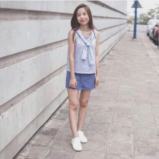 150k Tie tie top áo