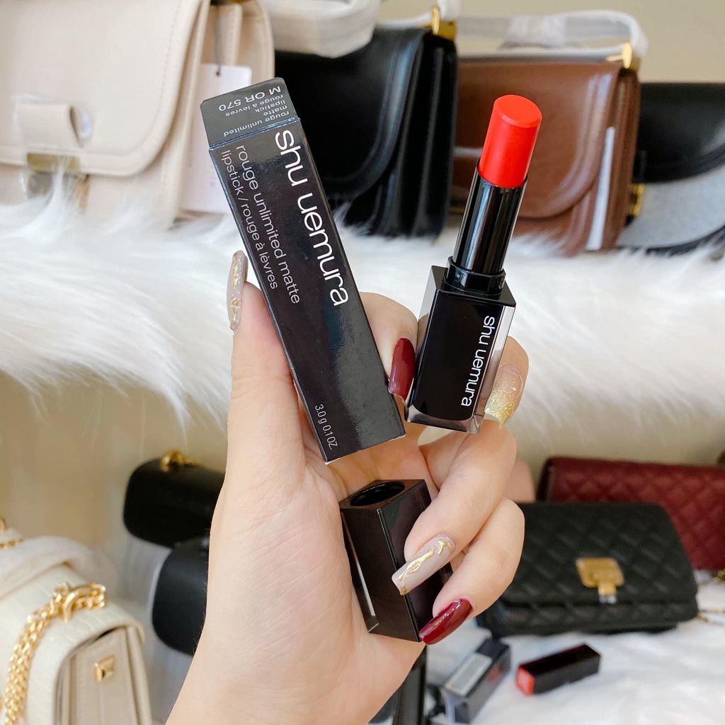 Son Shu Uemura 570 đỏ cam