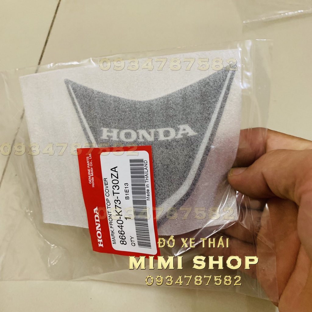 TEM LẺ NẠ TRƯỚC WAVE125I  CHÍNH HÃNG HONDA THÁI LAN  | 86640-K73-T30ZA 3