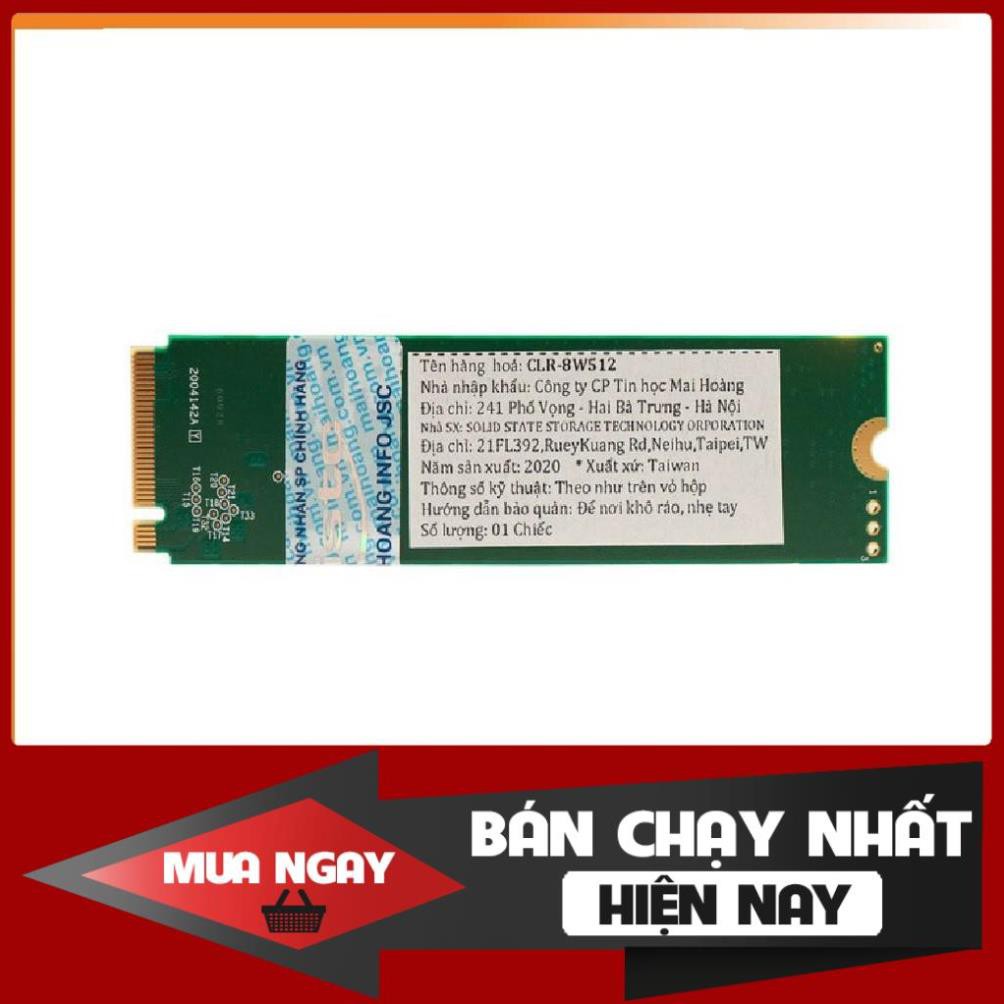 Ổ cứng SSD SSSTC (Toshiba) CLR-8W512 512GB M2 NVME PCIe Gen 3 x4 - chính hãng