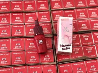 Son Kem Lì Peripera Ink The Velvet Màu 19 Bewitched Red Pink: Màu hồng đỏ