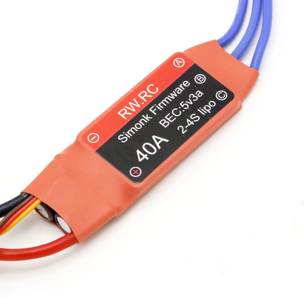 Động Cơ Không Chổi Than ESC 10A / 12A / 15A / 20A / 30A / 40A / 50A / 70A / 80A Cho Máy Bay Điều Khiển Từ Xa Kèm Phụ Kiện