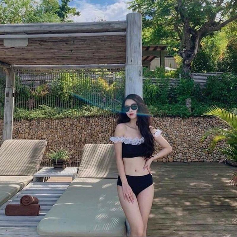 Bikini hai mảnh bèo trăng nữ tinh siêu đẹp mặc đi biển đi bơi hot ( Có video quay thật)