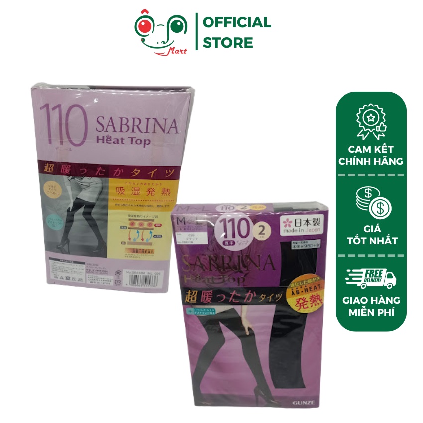 Quần tất D110 - 50/ thùng giữ nhiệt Sabrina Nhật Bản hàng chính hãng