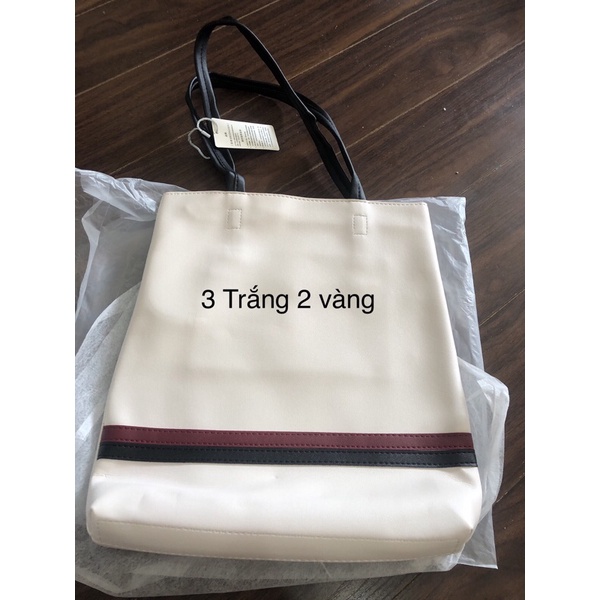 Túi xách nữ chất da đẹp hai viền kẻ