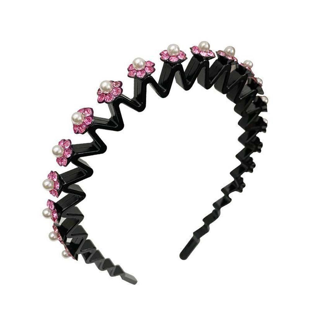 Băng Đô Cài Tóc Răng Cưa Họa Tiết Hoa Thời Trang Cho Nữ