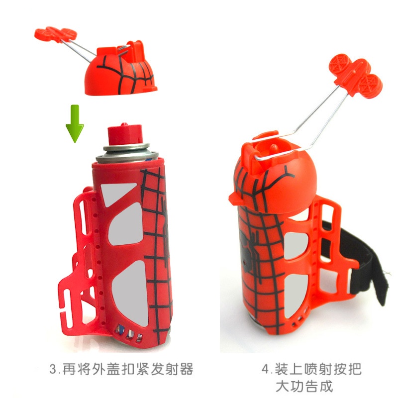 Đồ chơi găng tay người nhện, bộ găng tay tự bắn tơ độc đáo