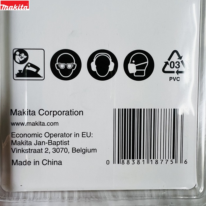Bộ 2 lưỡi bào HSS Makita D-16346  | Phụ kiện Makita Chính Hãng