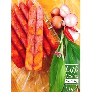  lạp xưởng tôm cao cấp túi 500gr  Lạp xưởng đã được sấy khô  