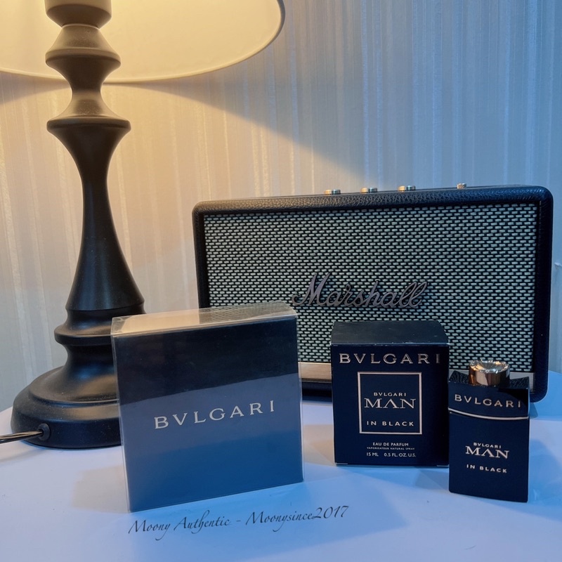 Nước hoa BVLgari man in black và BVLgari man Extreme 15ml dạng xịt