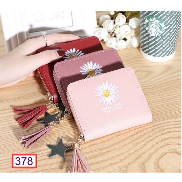 VÍ NGẮN NỮ HOA CÚC 378 FOREVER YOUNG THỜI TRANG HÀN QUỐC